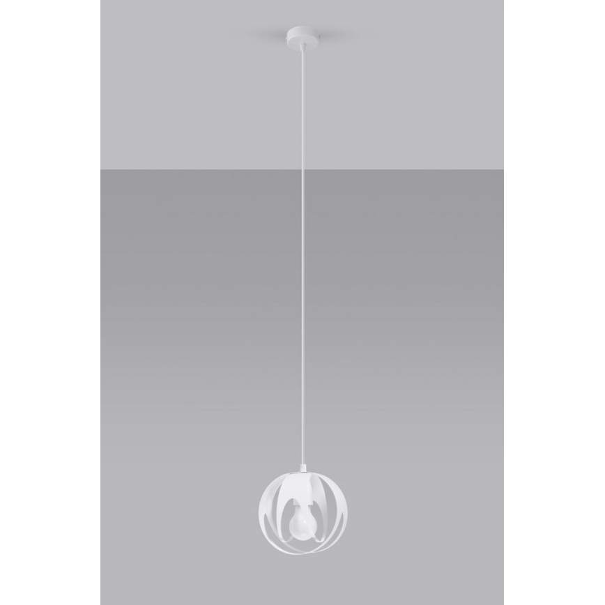 Suspension filaire TULOS 1xE27/60W/230V blanc