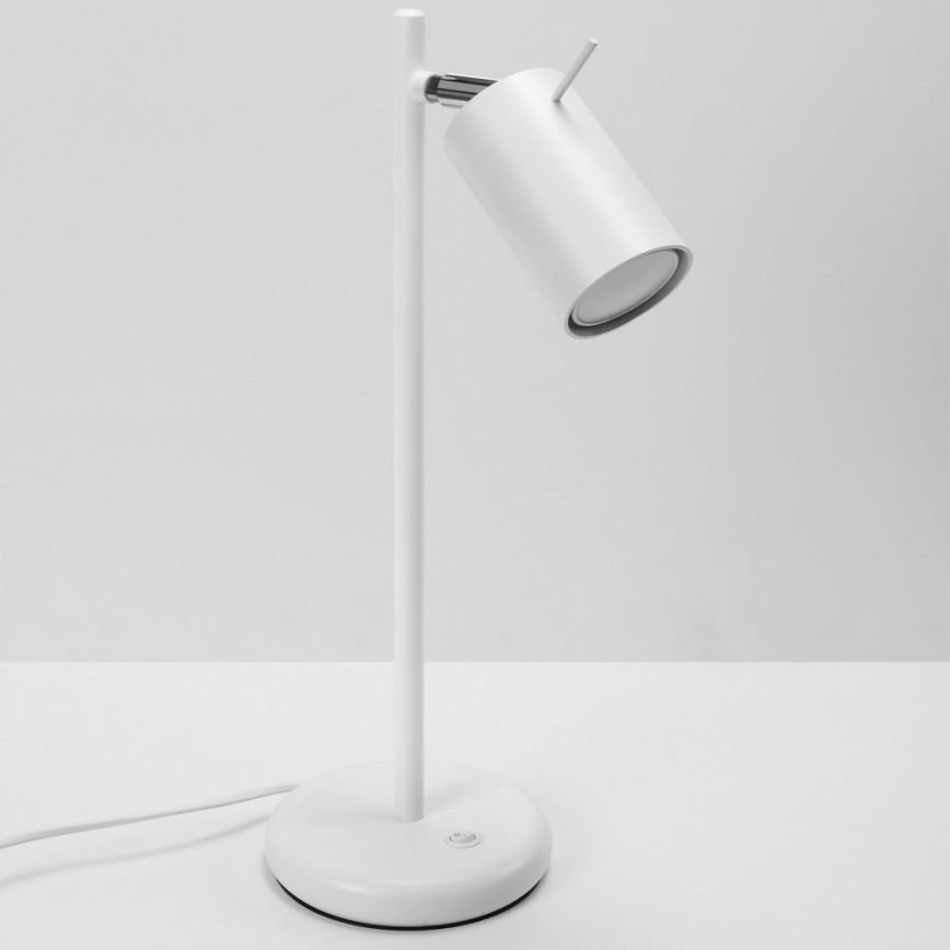 Tafellamp RING 1xGU10/10W/230V wit