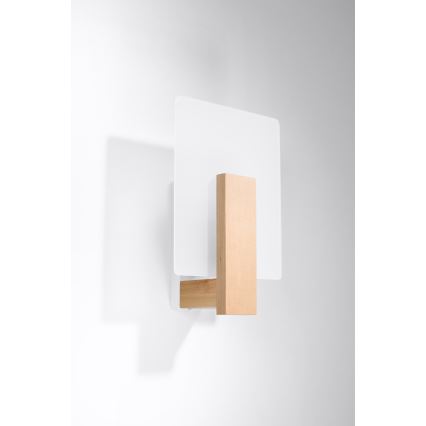 Wandlamp LAPPO 1xE14/10W/230V beige