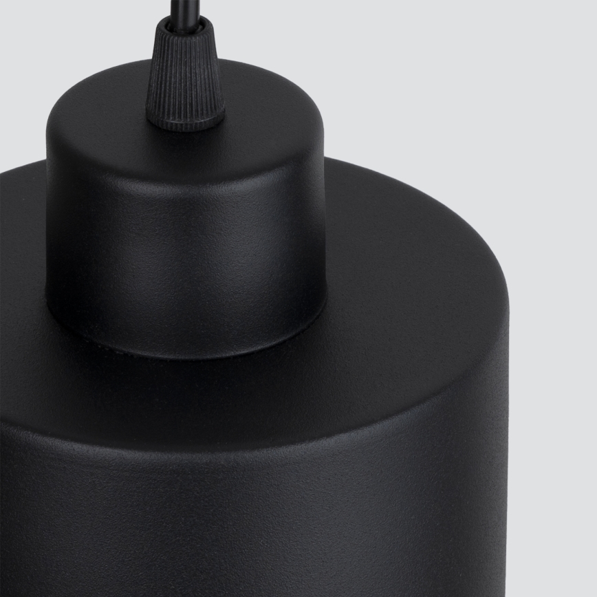 Hanglamp aan kabel SAVAR 3xE27/60W/230V zwart