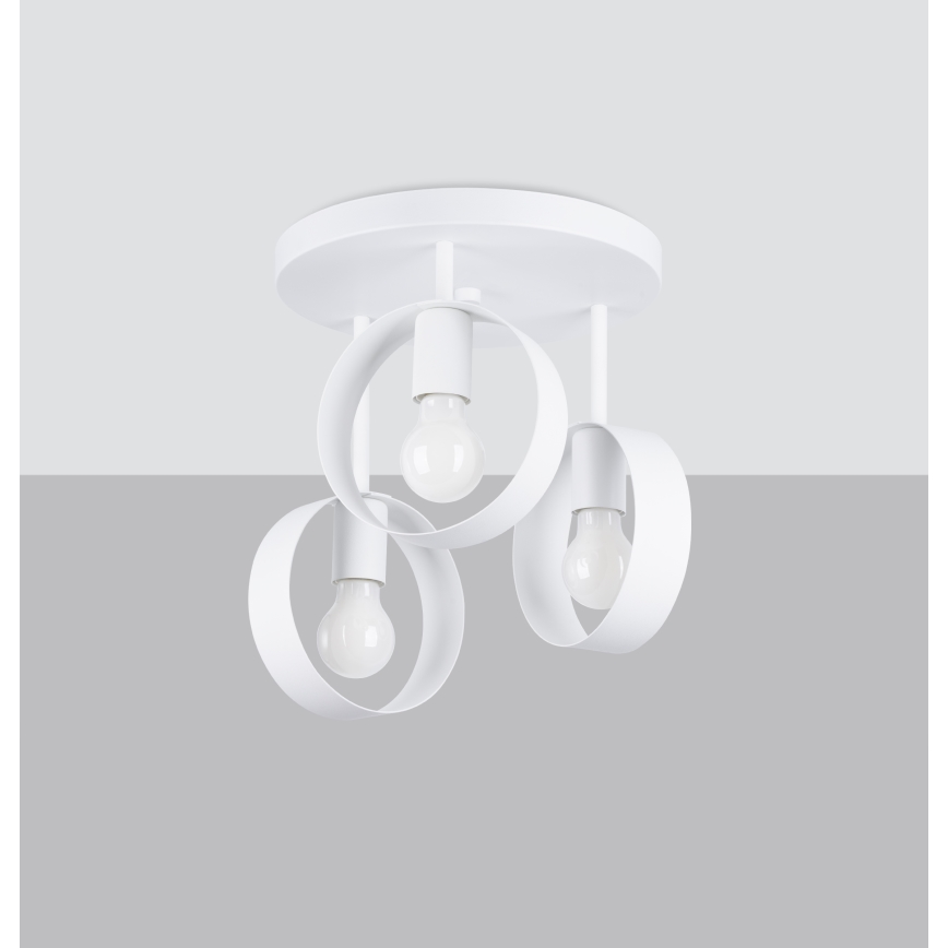 Hanglamp  TITRAN 3xE27/60W/230V wit