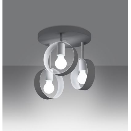 Hanglamp  TITRAN 3xE27/60W/230V wit