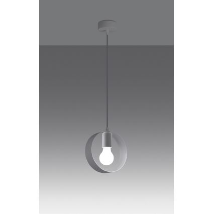 Hanglamp aan kabel TITRAN 1xE27/60W/230V wit