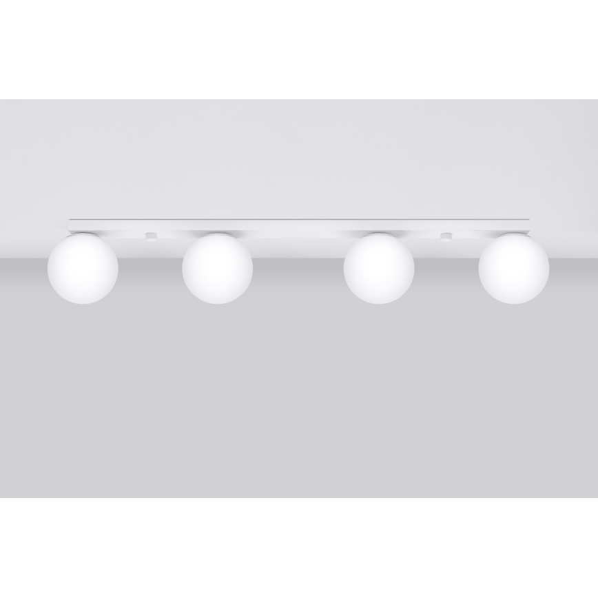 Plafondlamp YOLI 4xG9/12W/230V wit