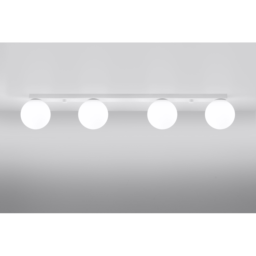 Plafondlamp YOLI 4xG9/12W/230V wit