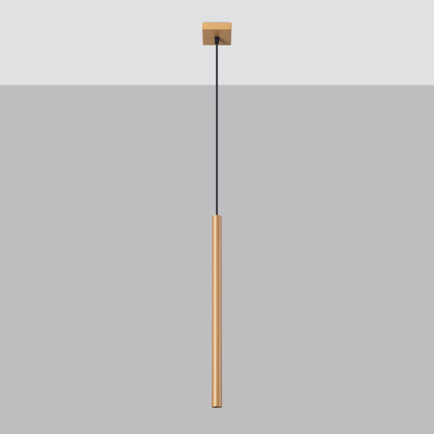 Hanglamp aan een koord PASTELO 1xG9/8W/230V goud