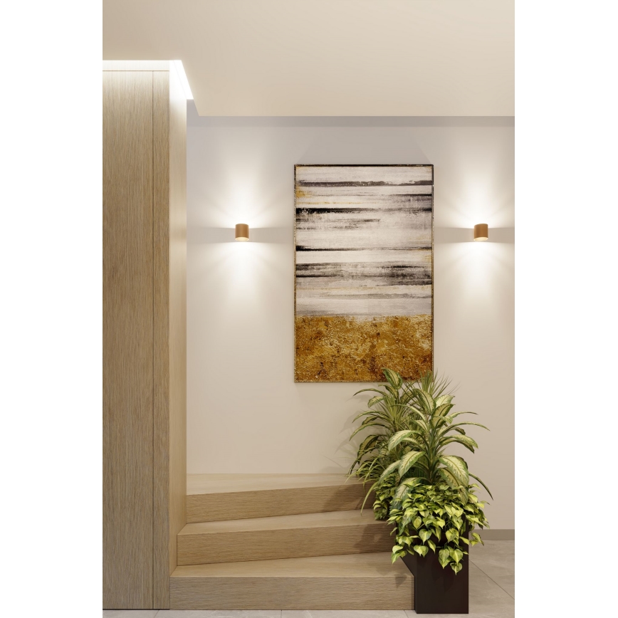 Wandspot ORBIS 1xG9/8W/230V goud