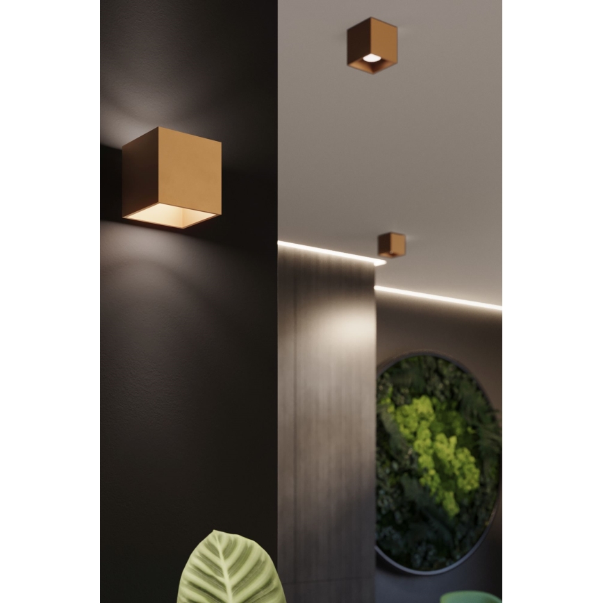 Wandspot QUAD 1xG9/8W/230V goud