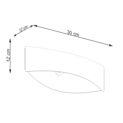 Applique murale TONI 1xG9/8W/230V noir