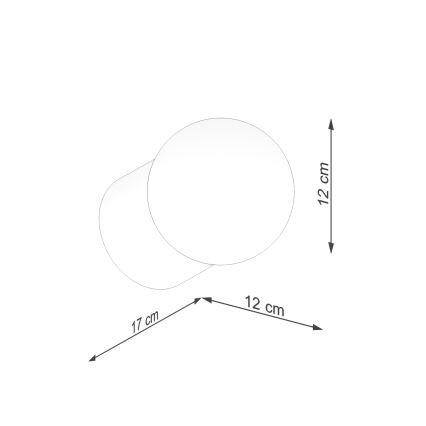 Spot mural BOOMO 1xG9/8W/230V hêtre