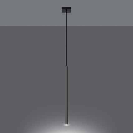 Hanglamp aan een koord PASTELO 1xG9/8W/230V glanzend chroom