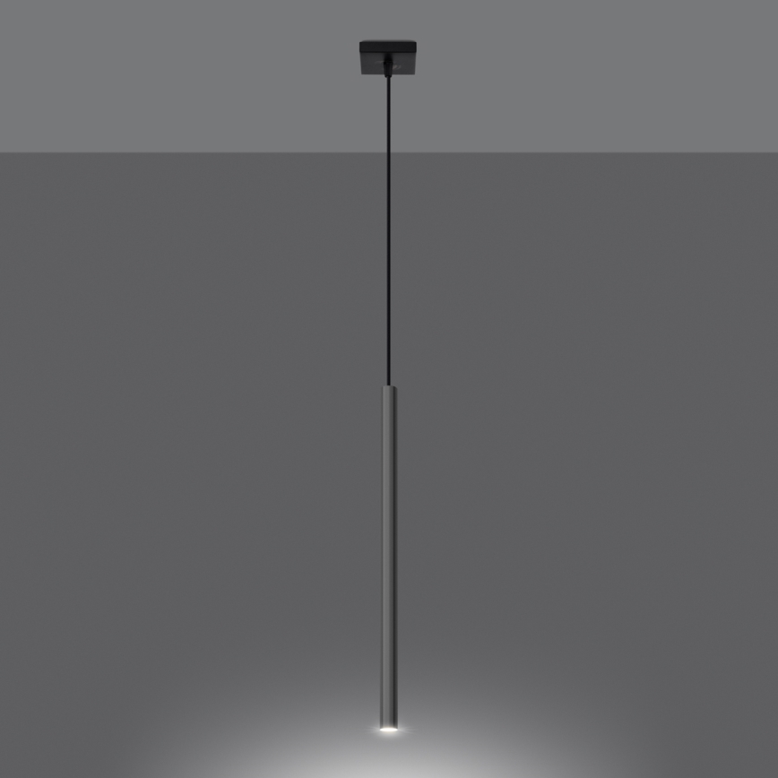 Hanglamp aan een koord PASTELO 1xG9/8W/230V glanzend chroom