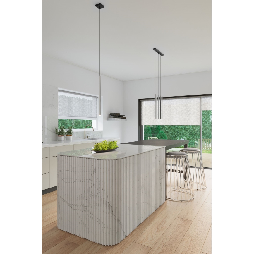 Hanglamp aan een koord PASTELO 1xG9/8W/230V glanzend chroom