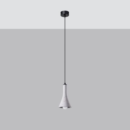 Hanglamp aan een koord REA 1xE14/12W/230V beton