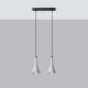 Hanglamp aan een koord REA 2xE14/12W/230V beton