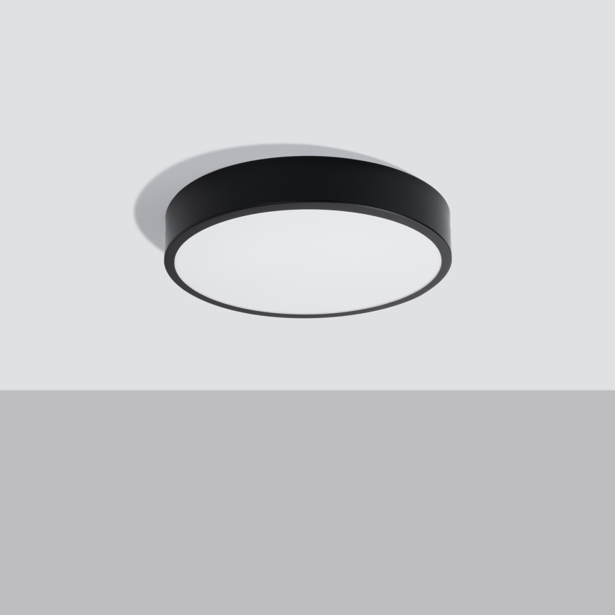 LED plafondlamp ONYX, 32W/230V, Ø 40 cm, zwart
