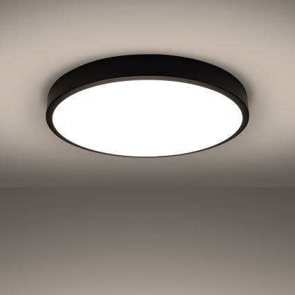LED plafondlamp ONYX LED/48W/230V Ø 60 cm zwart