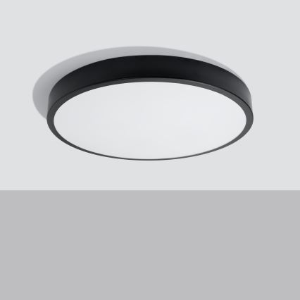 LED plafondlamp ONYX LED/48W/230V Ø 60 cm zwart