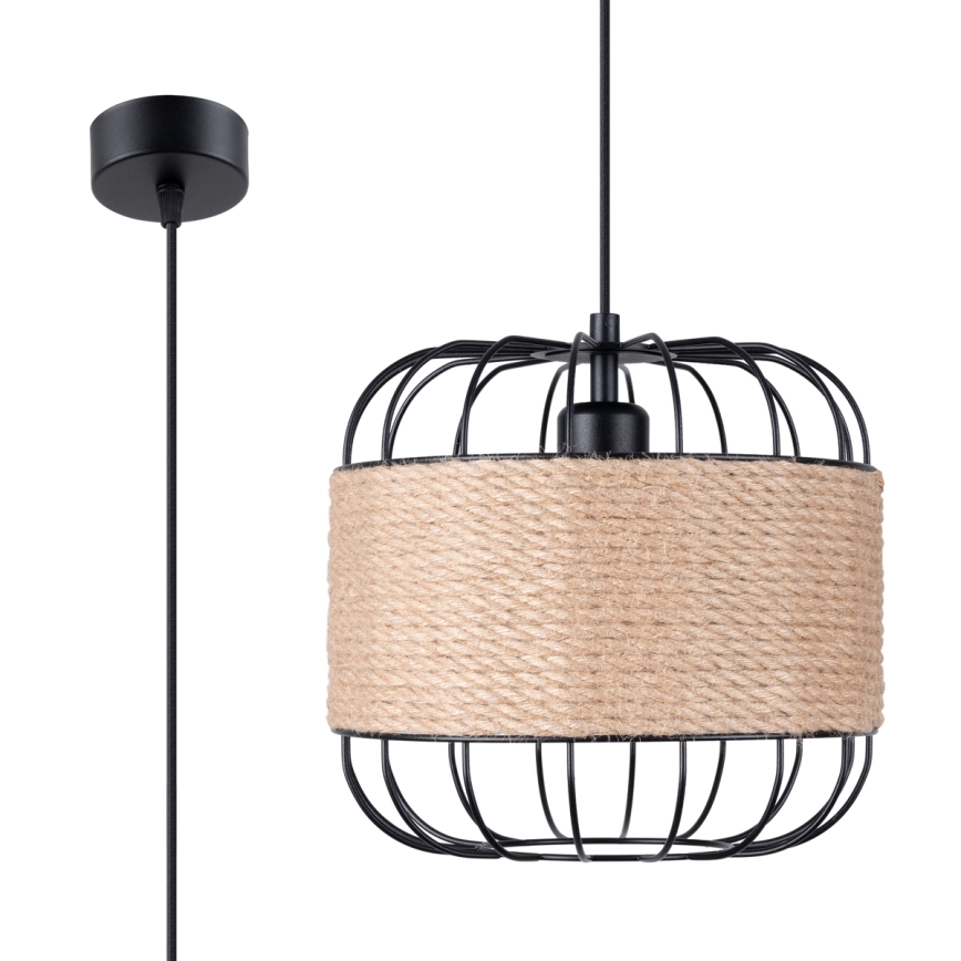 Hanglamp aan een koord FOST 1xE27/15W/230V