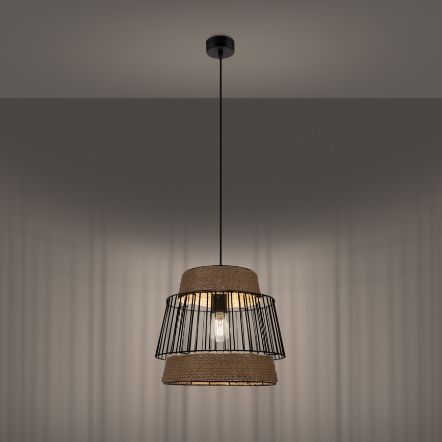 Hanglamp aan een koord BRILO 1xE27/15W/230V