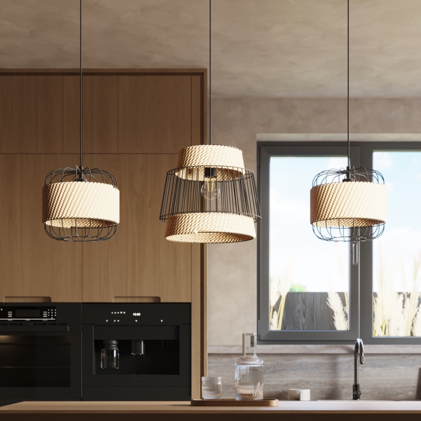 Hanglamp aan een koord BRILO 1xE27/15W/230V
