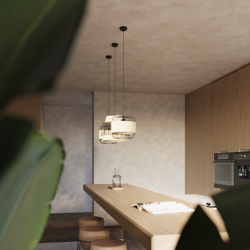 Hanglamp aan een koord BRILO 1xE27/15W/230V