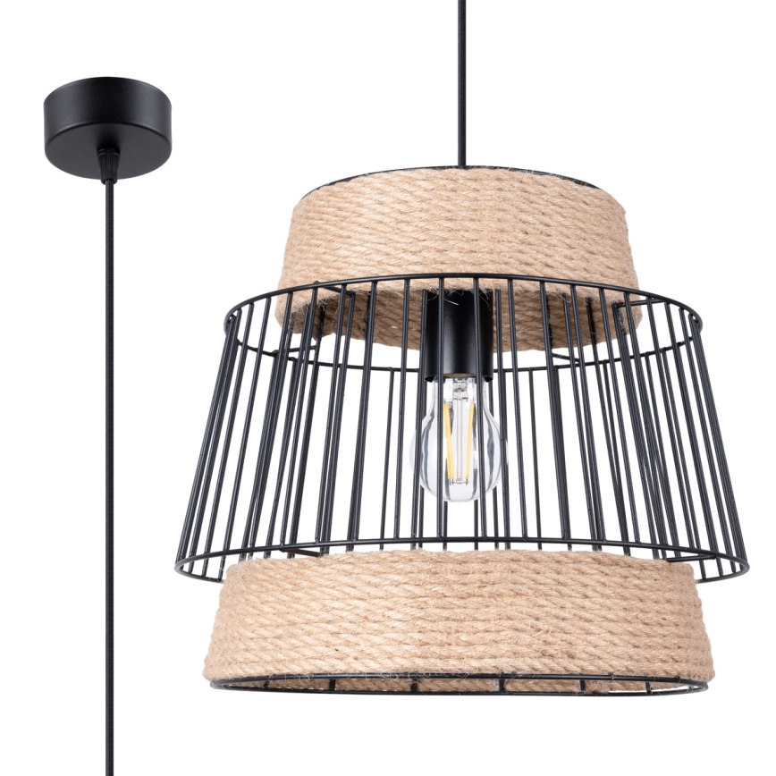 Hanglamp aan een koord BRILO 1xE27/15W/230V