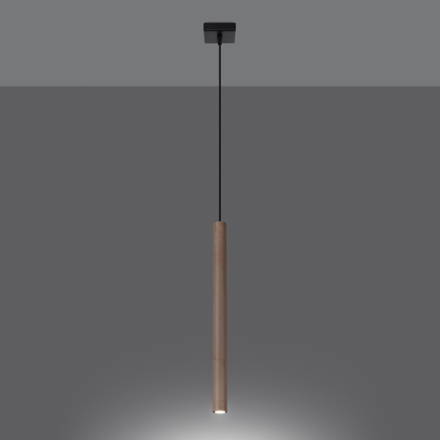 Hanglamp aan een koord PASTELO 1xG9/8W/230V beuken