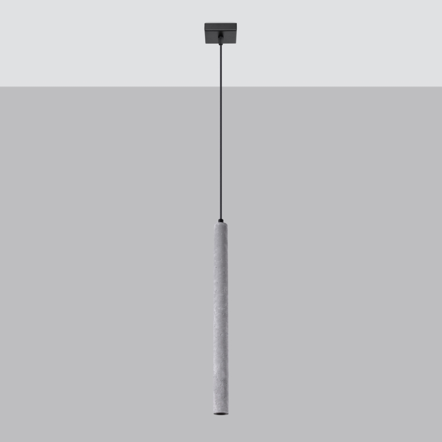 Hanglamp aan een koord PASTELO 1xG9/8W/230V beton