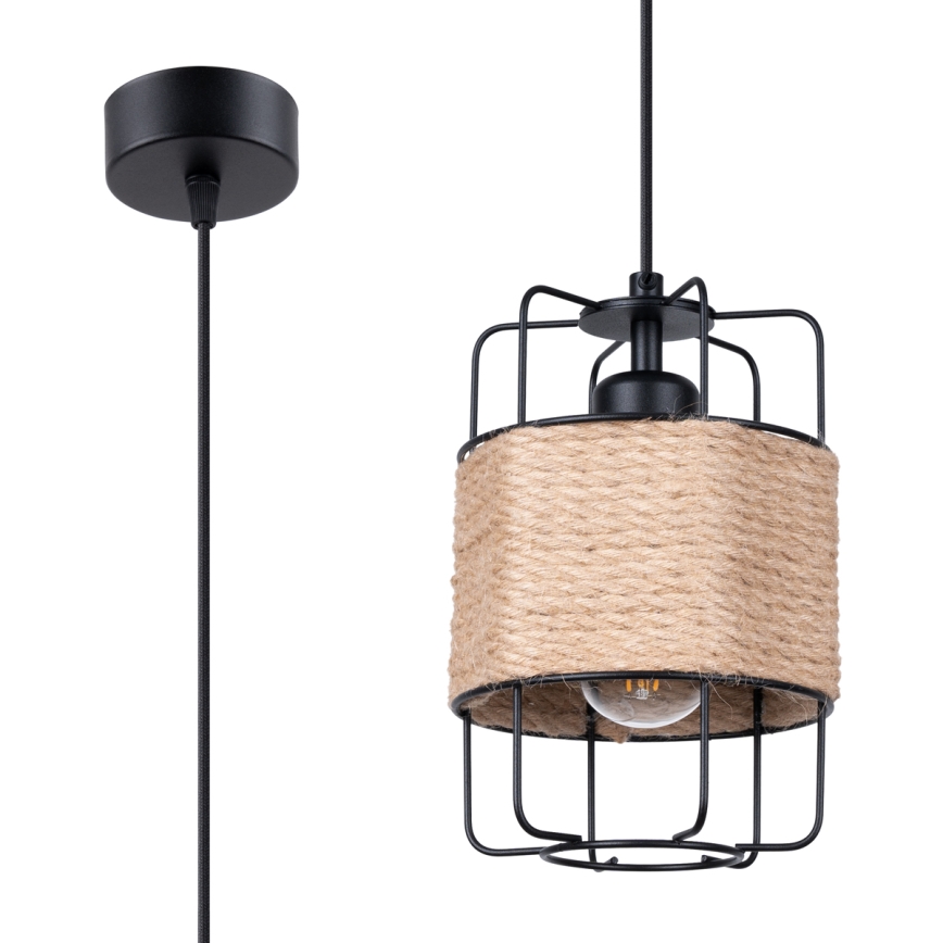 Hanglamp aan een koord GIZUR 1xE27/15W/230V