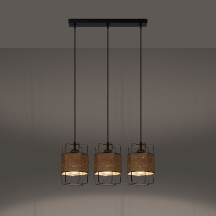Hanglamp aan een koord GIZUR 3xE27/15W/230V