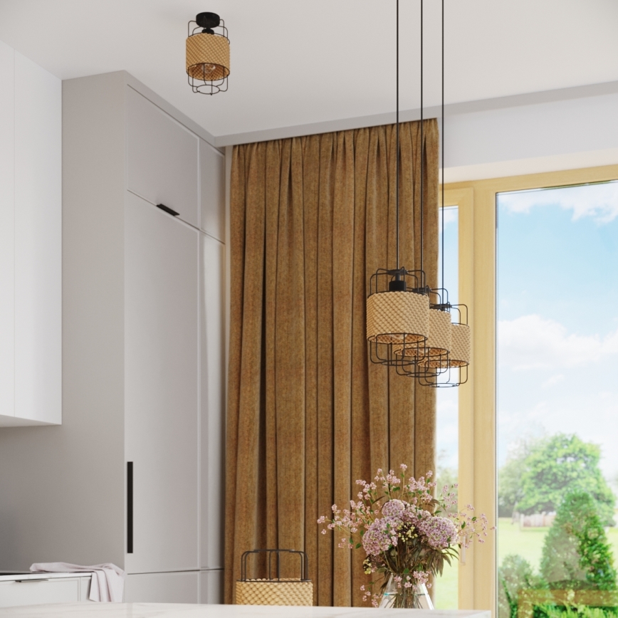 Hanglamp aan een koord GIZUR 3xE27/15W/230V