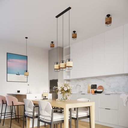 Hanglamp aan een koord GIZUR 3xE27/15W/230V