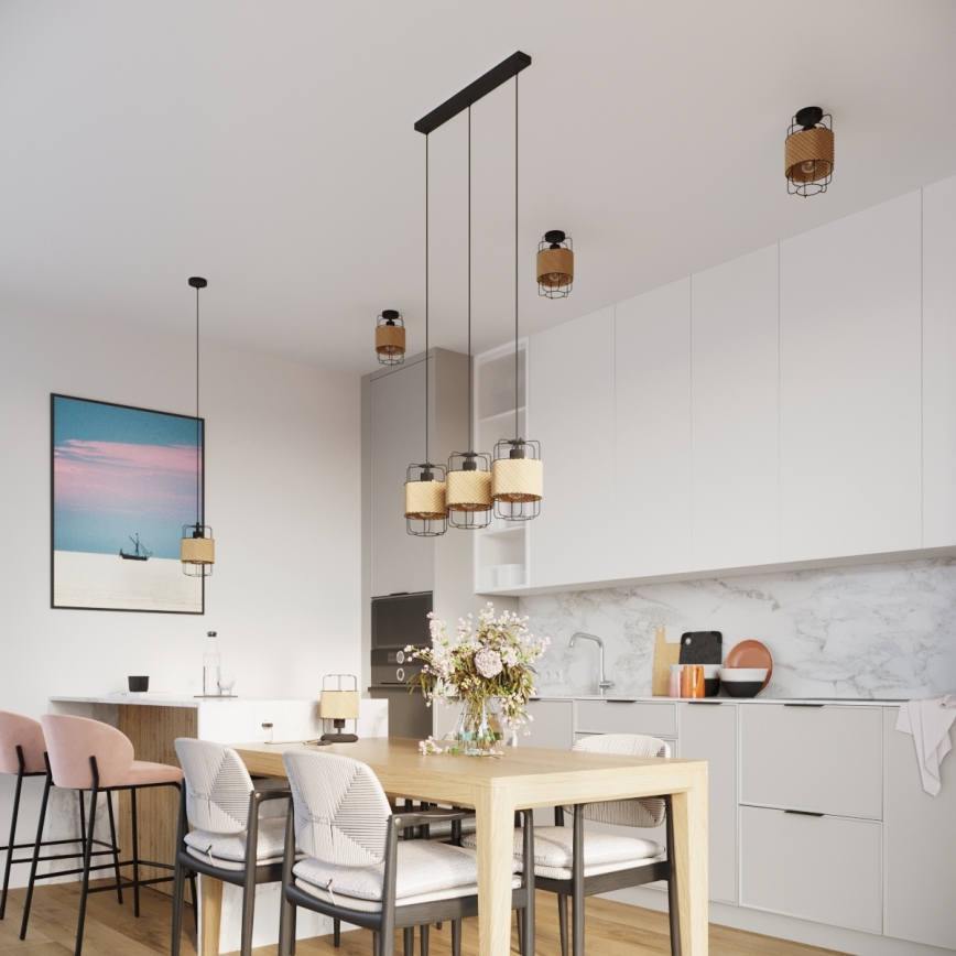 Hanglamp aan een koord GIZUR 3xE27/15W/230V
