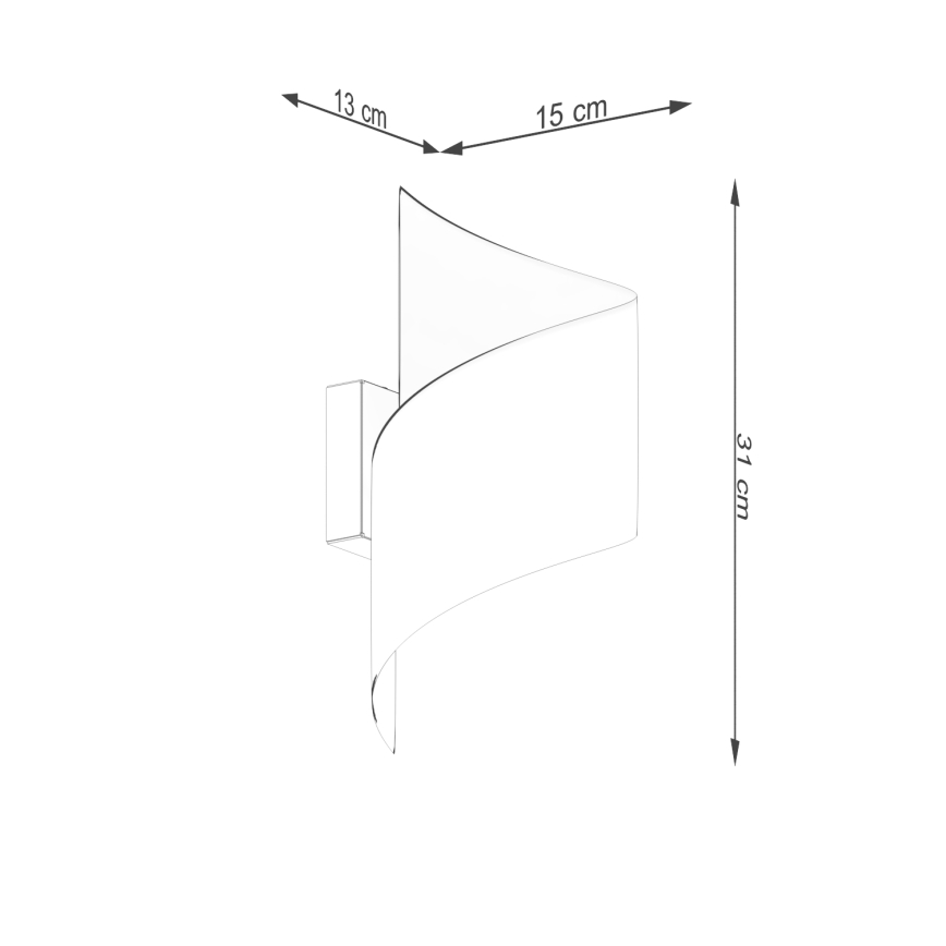 Wandlamp TALASSA 1xG9/8W/230V wit