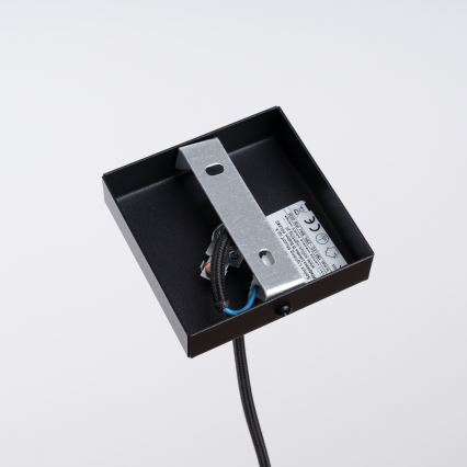 Hanglamp aan een koord ARIES 1xE27/15W/230V beuken/wengé