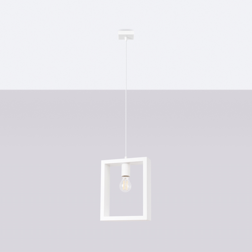 Suspension filaire ARIES 1xE27/15W/230V hêtre/blanc