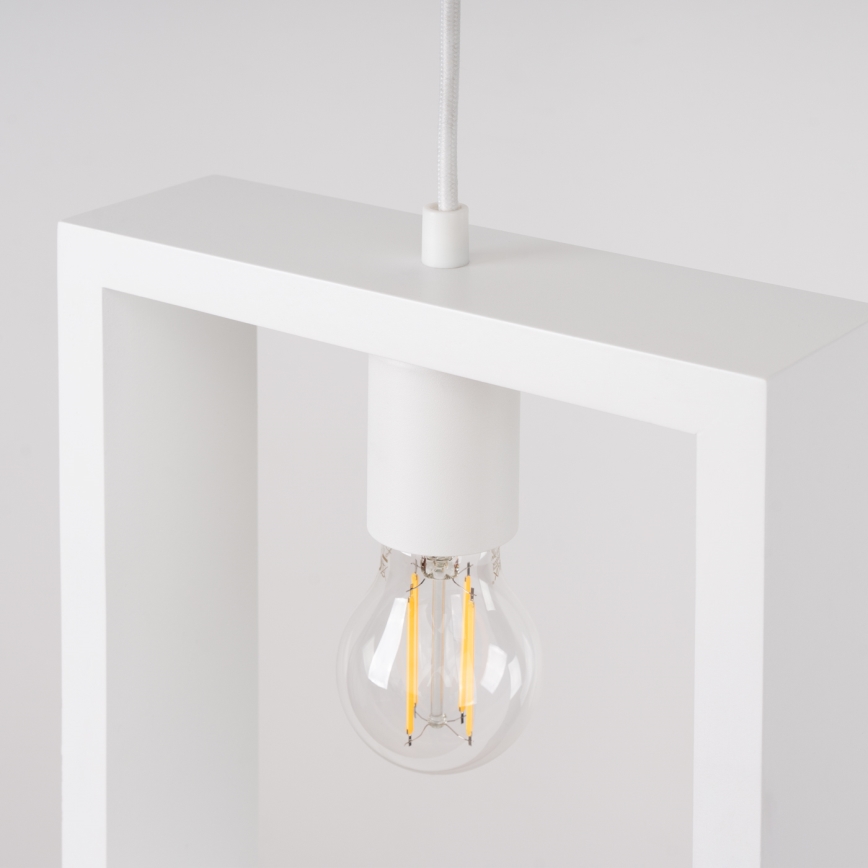 Suspension filaire ARIES 1xE27/15W/230V hêtre/blanc