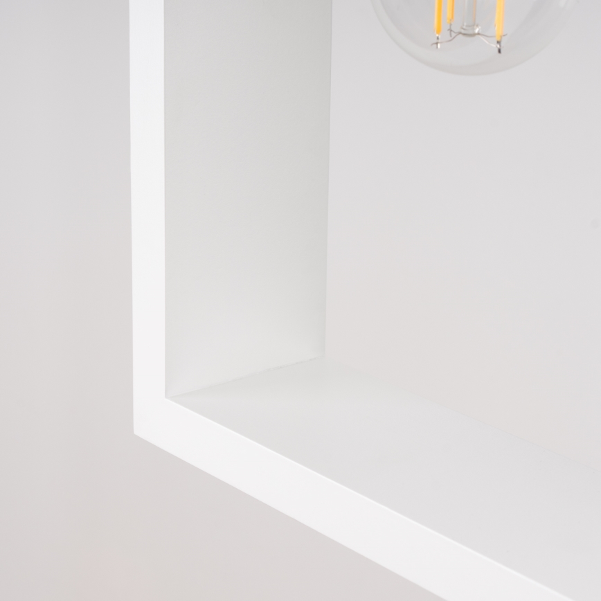 Suspension filaire ARIES 1xE27/15W/230V hêtre/blanc