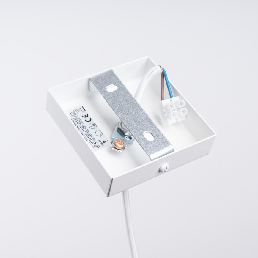 Suspension filaire ARIES 1xE27/15W/230V hêtre/blanc