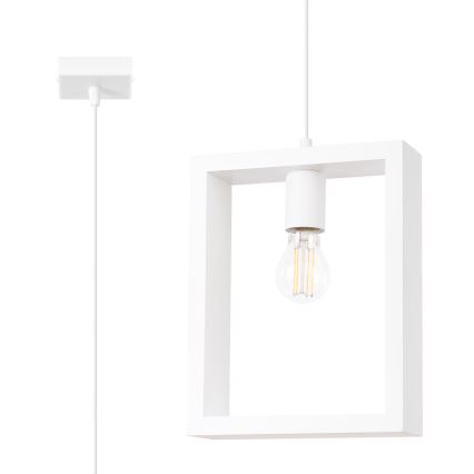 Suspension filaire ARIES 1xE27/15W/230V hêtre/blanc