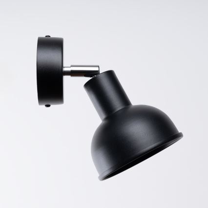 Wandspot ELBA 1xE27/15W/230V zwart