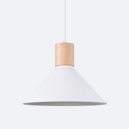 Suspension filaire JAGA 1xE27/15W/230V d. 30 cm blanc