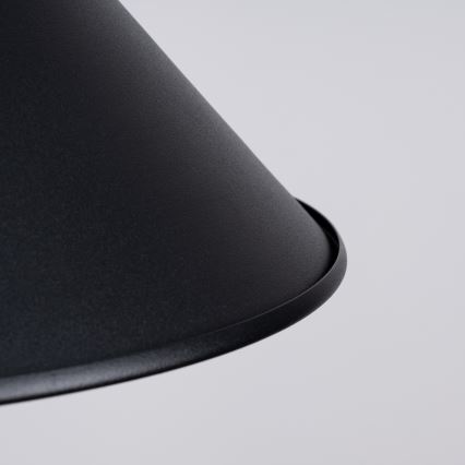 Hanglamp aan een koord JAGA 1xE27/15W/230V diameter 30 cm zwart