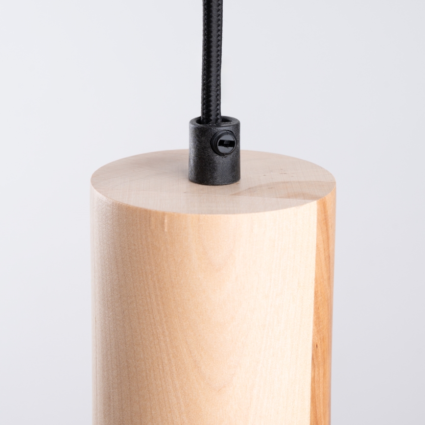 Hanglamp aan een koord JAGA 1xE27/15W/230V diameter 30 cm zwart