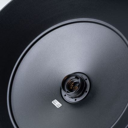 Suspension filaire FANO 1xE27/15W/230V d. 34 cm noir