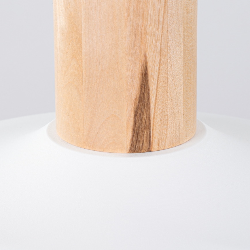 Hanglamp aan een koord INDY 1xE27/15W/230V diameter 38 cm wit