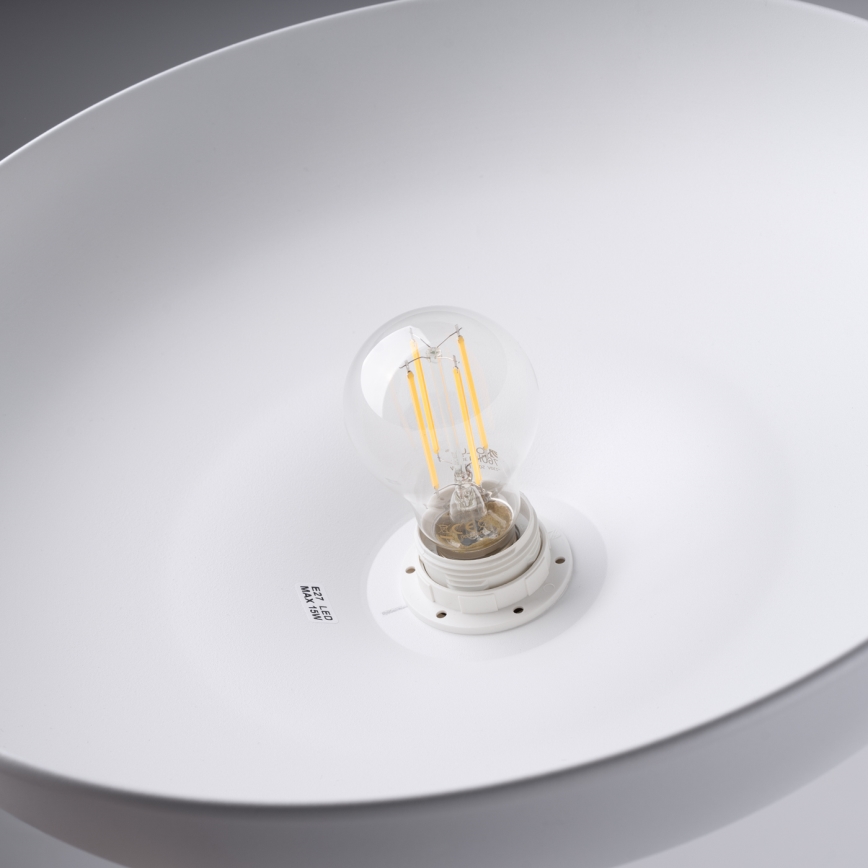Hanglamp aan een koord INDY 1xE27/15W/230V diameter 38 cm wit