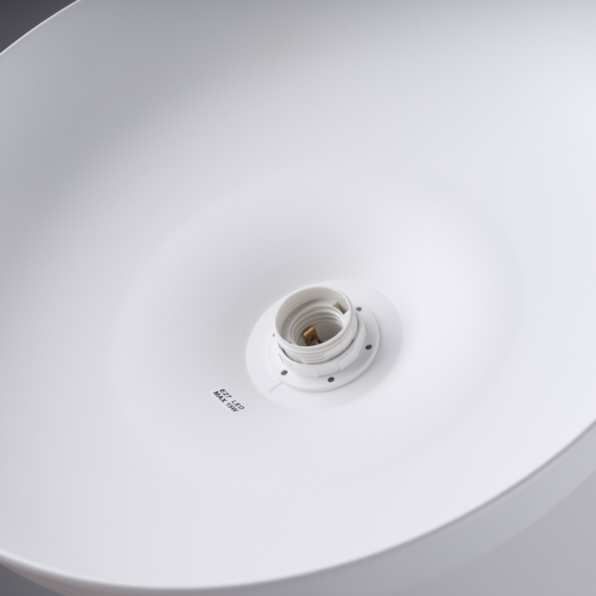 Hanglamp aan een koord INDY 1xE27/15W/230V diameter 38 cm wit