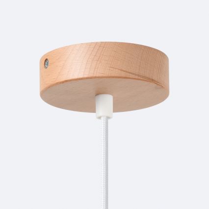 Hanglamp aan een koord INDY 1xE27/15W/230V diameter 38 cm wit